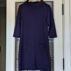 Boden Purple Wool Dress